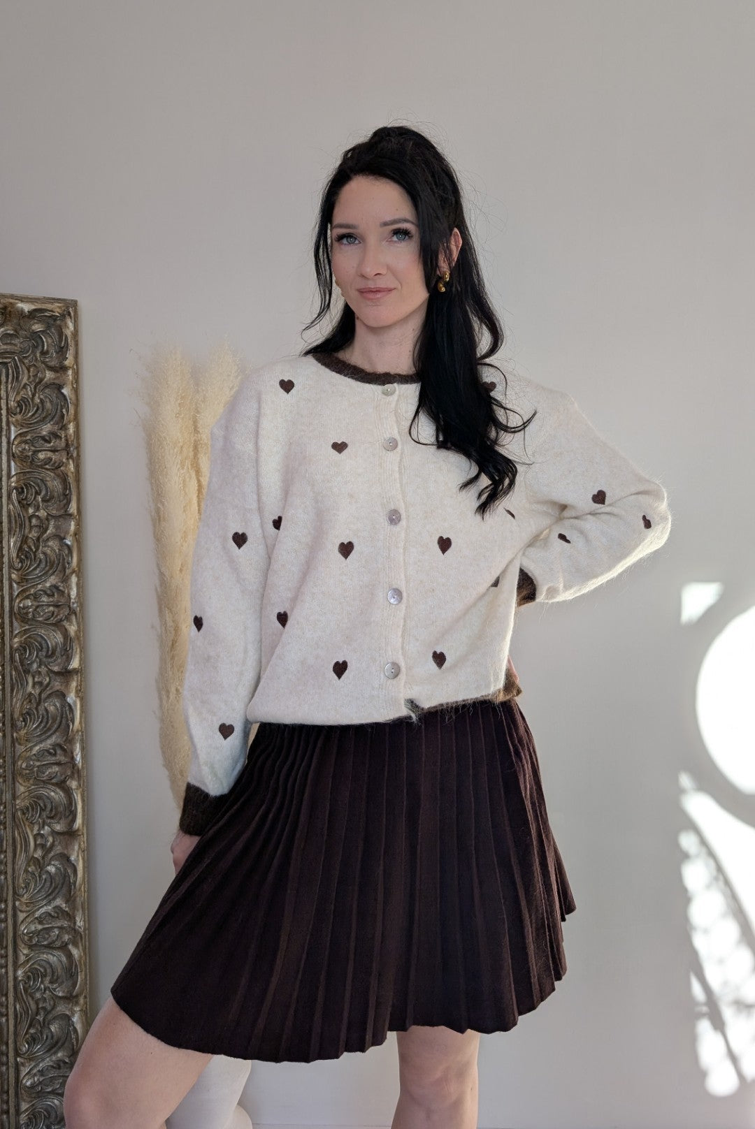 Faltenrock "Coffee Date"