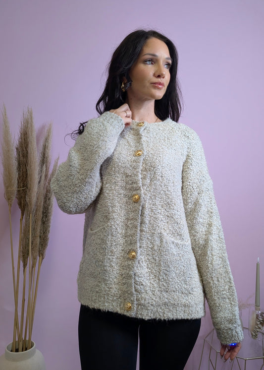 Cardigan - Teddyfluff Creme