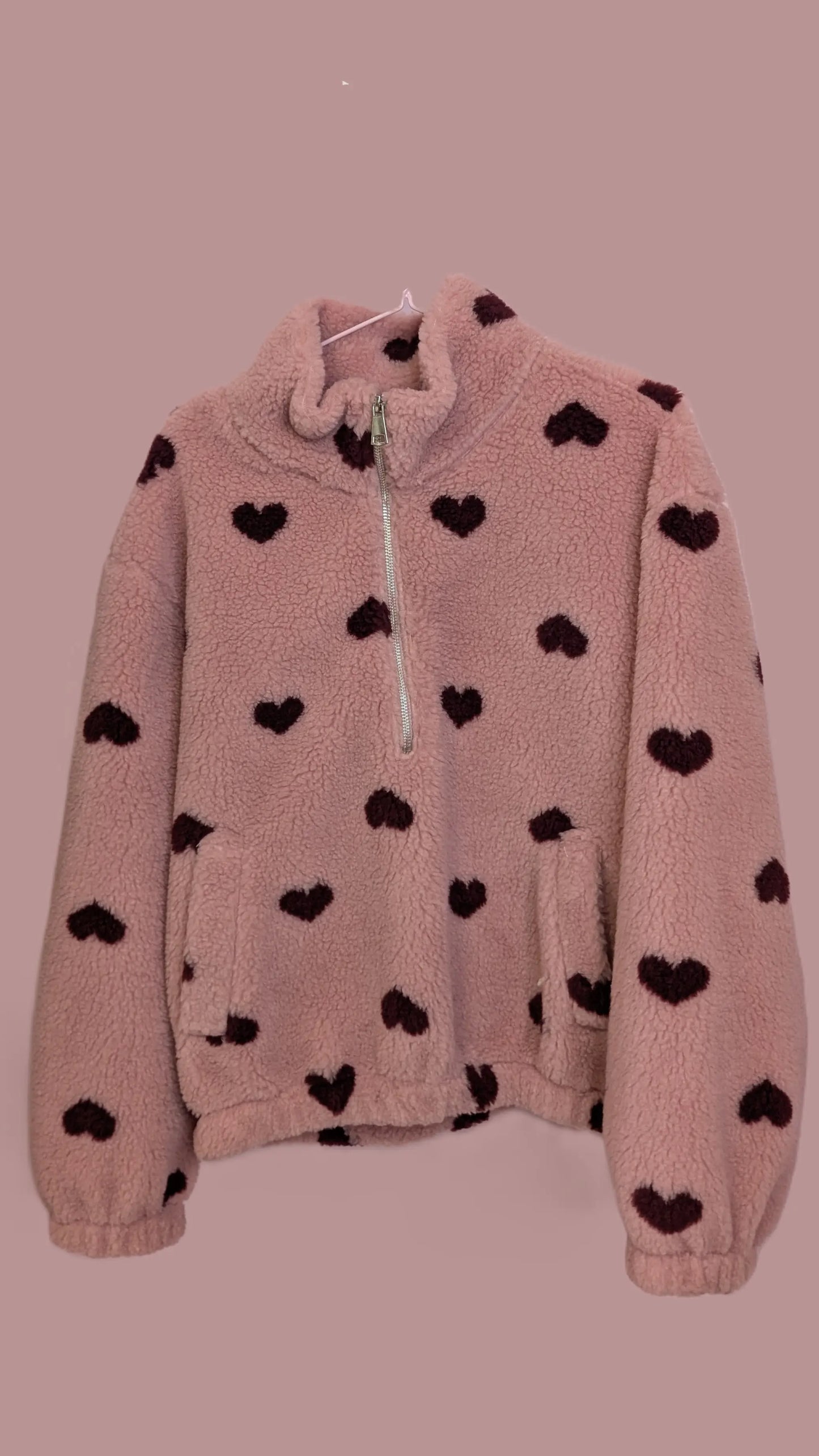 Teddy Zipper - Sweetheart Rosa