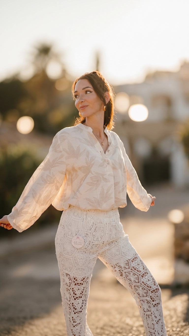Oversize-Bluse - Tulum Vibe
