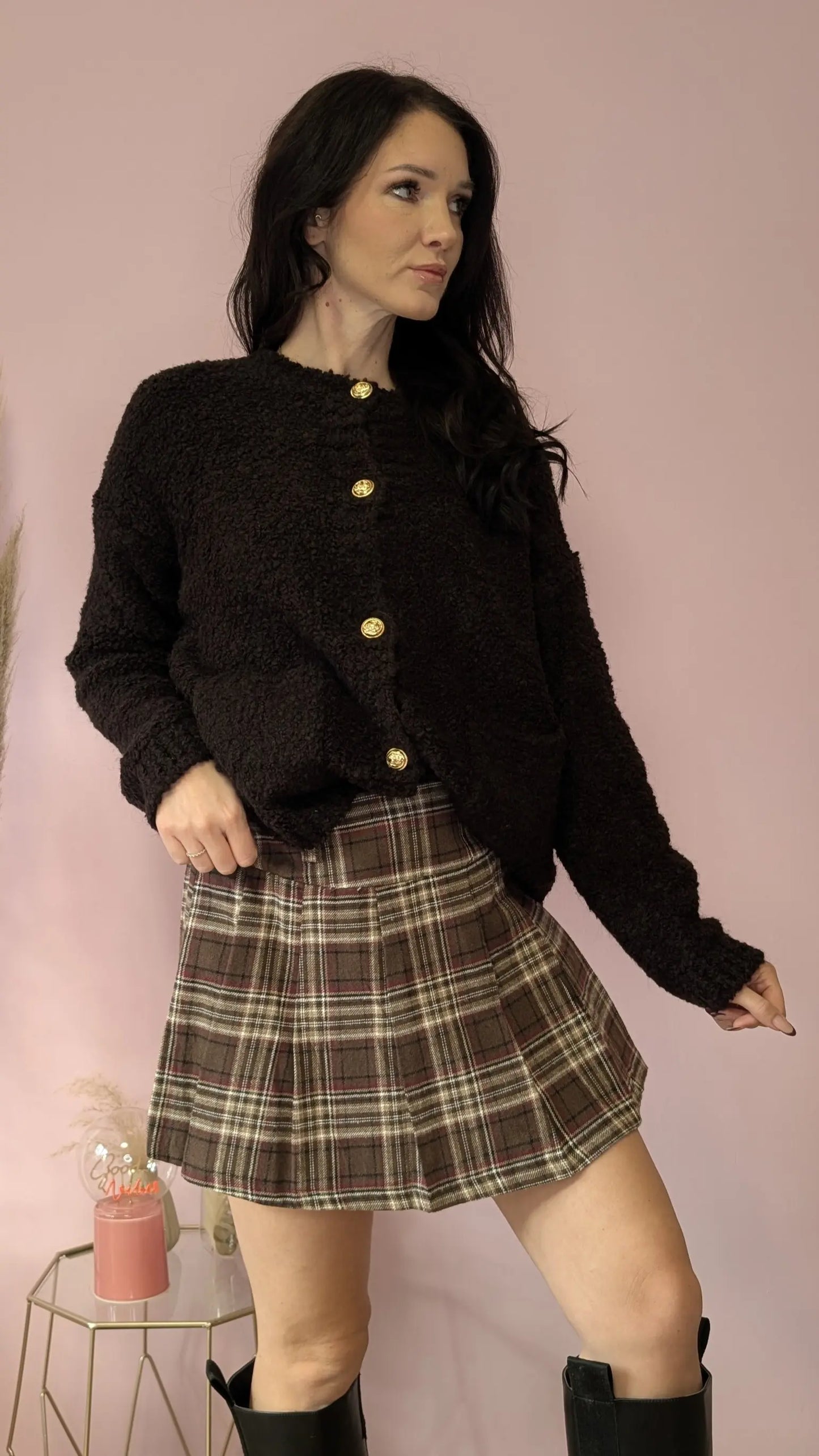 Cardigan - Teddyfluff Braun