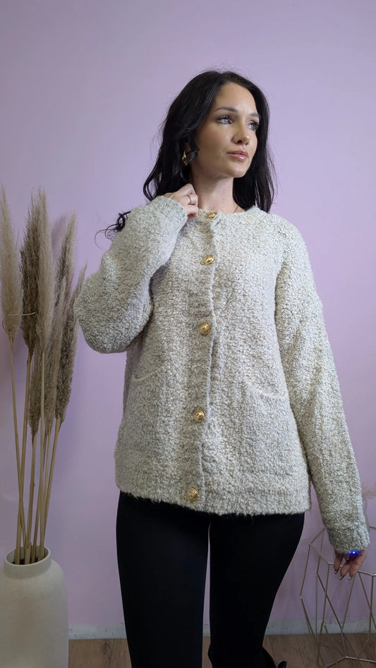 Cardigan - Teddyfluff Creme
