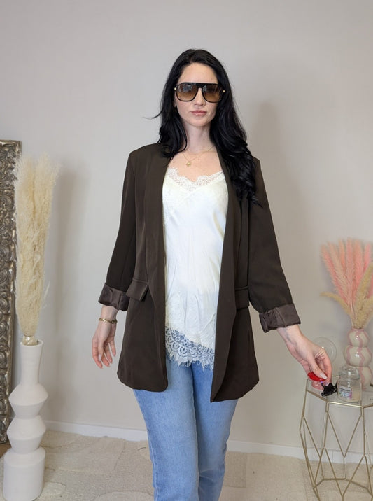 Blazer "Chocolate Confidence"