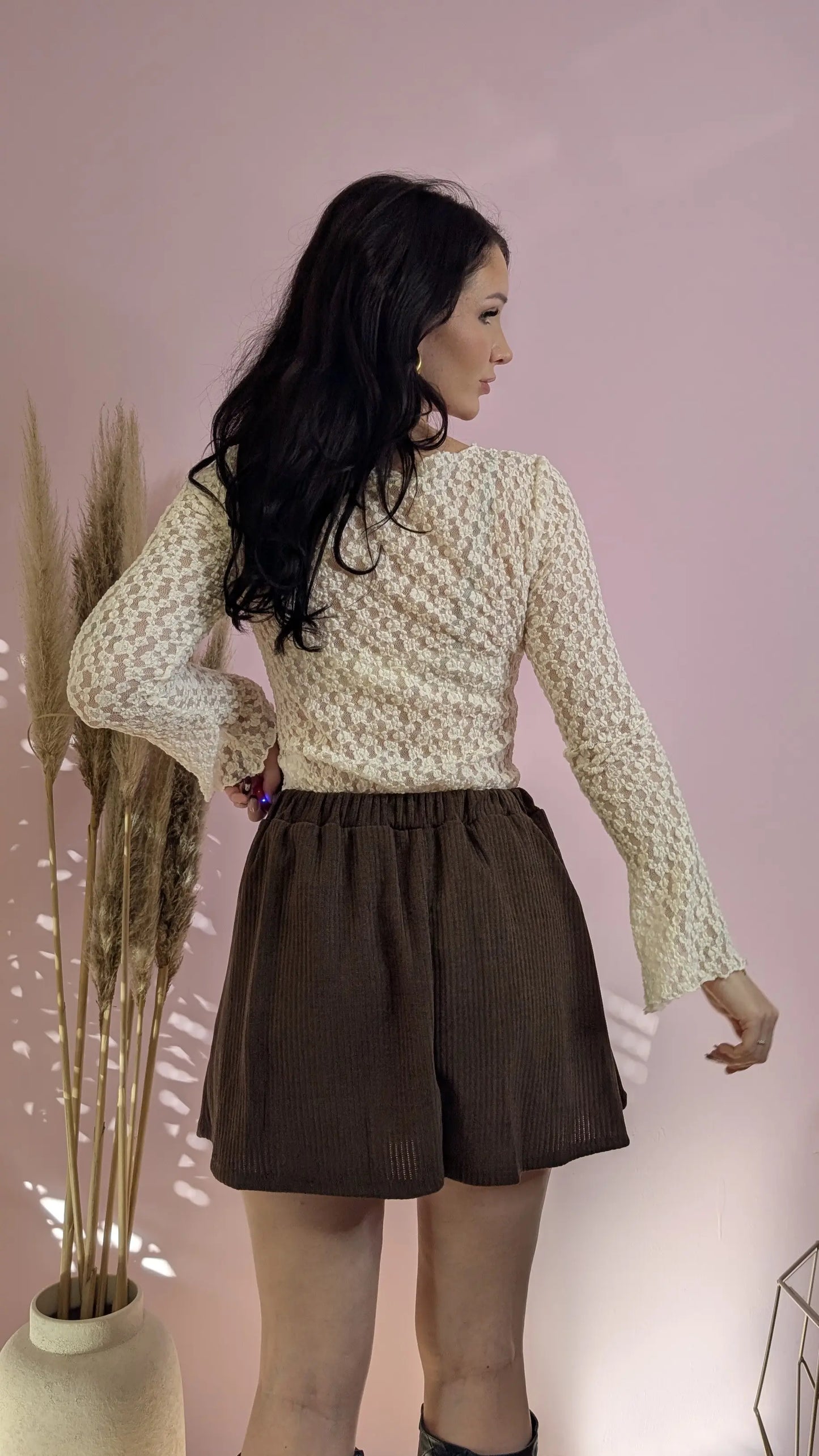 Faltenrock - Chocolate Pleat