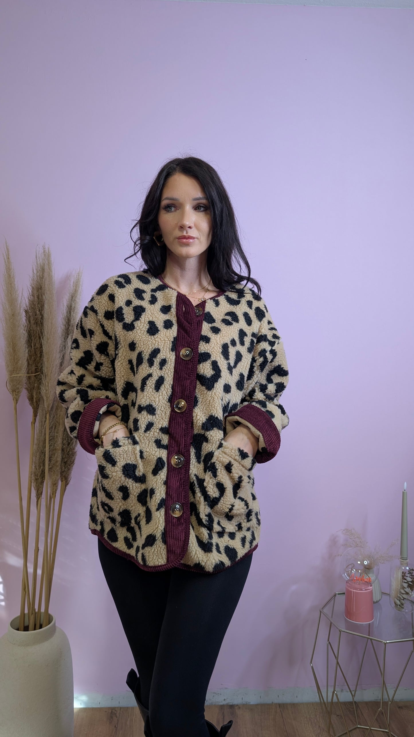Jacke - Leo Vibe Bordeaux