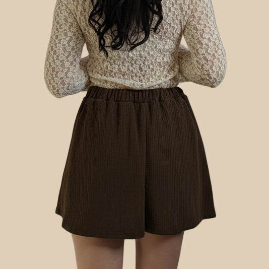 Faltenrock - Chocolate Pleat