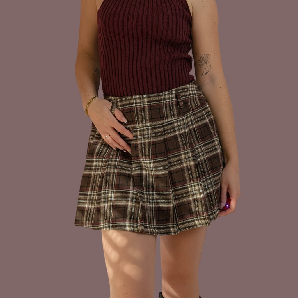 Karierter Hosenrock - Campus Queen