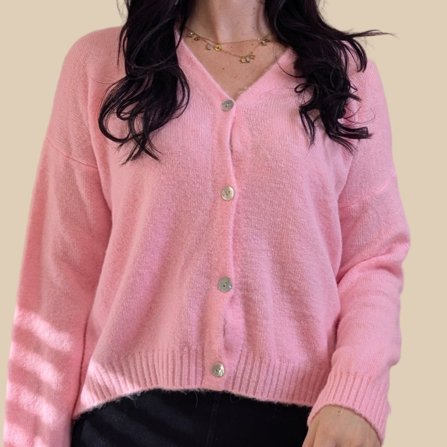 Strickjacke - Candy Rosa