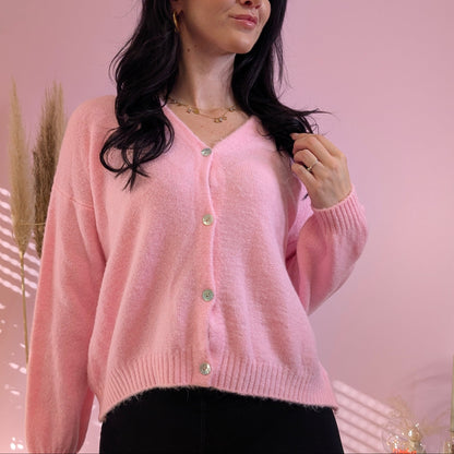 Strickjacke - Candy Rosa