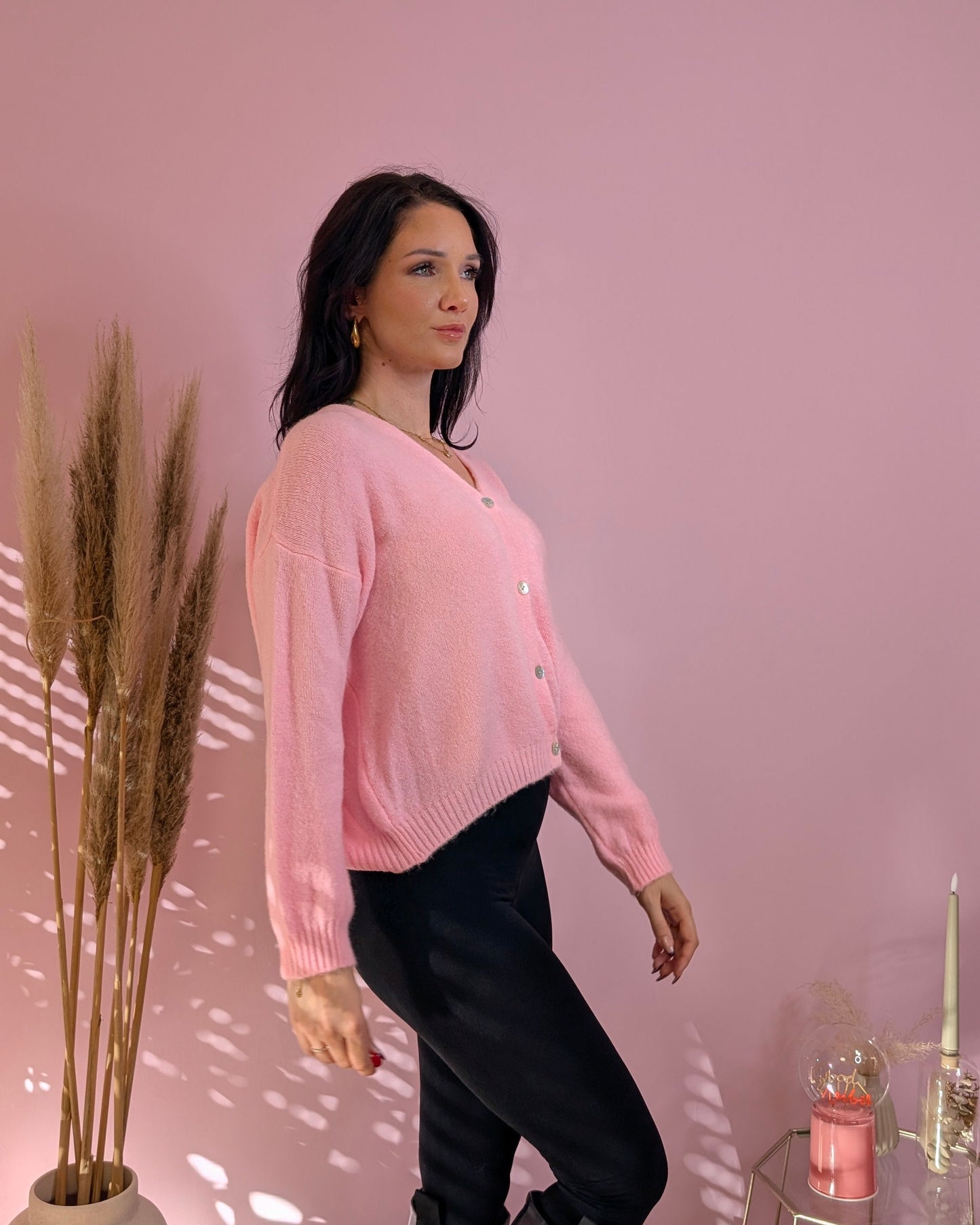 Strickjacke - Candy Rosa