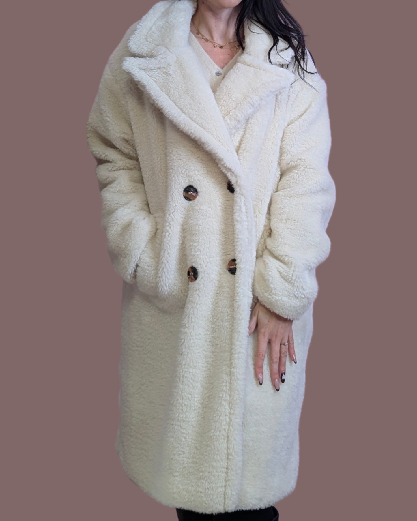 Teddymantel - offline Mode Creme