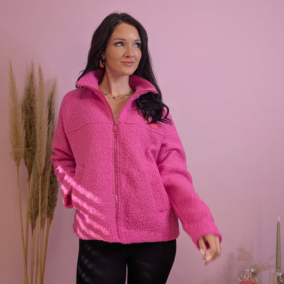 Teddyjacke - Sweetart Pink