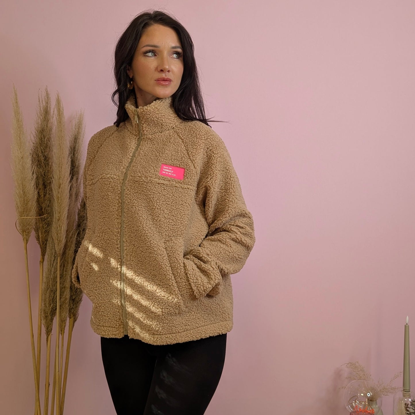 Teddyjacke - Sweetart Beige