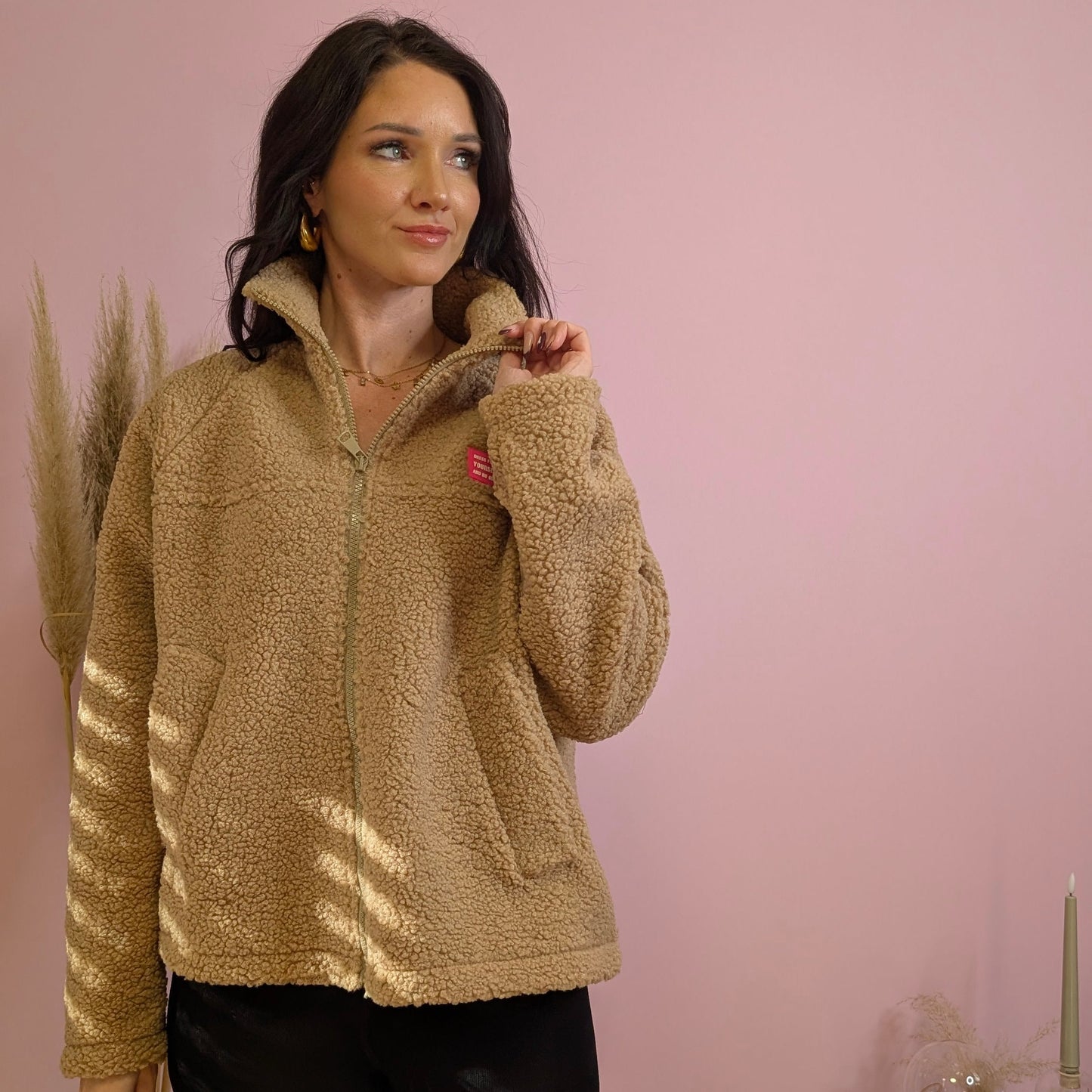 Teddyjacke - Sweetart Beige