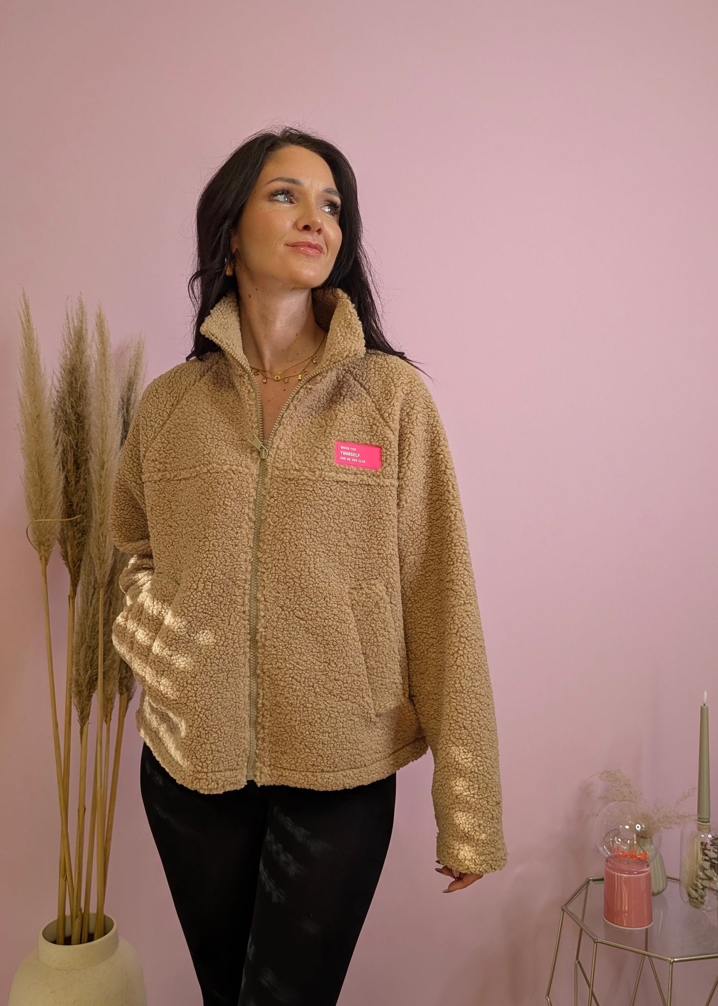 Teddyjacke - Sweetart Beige