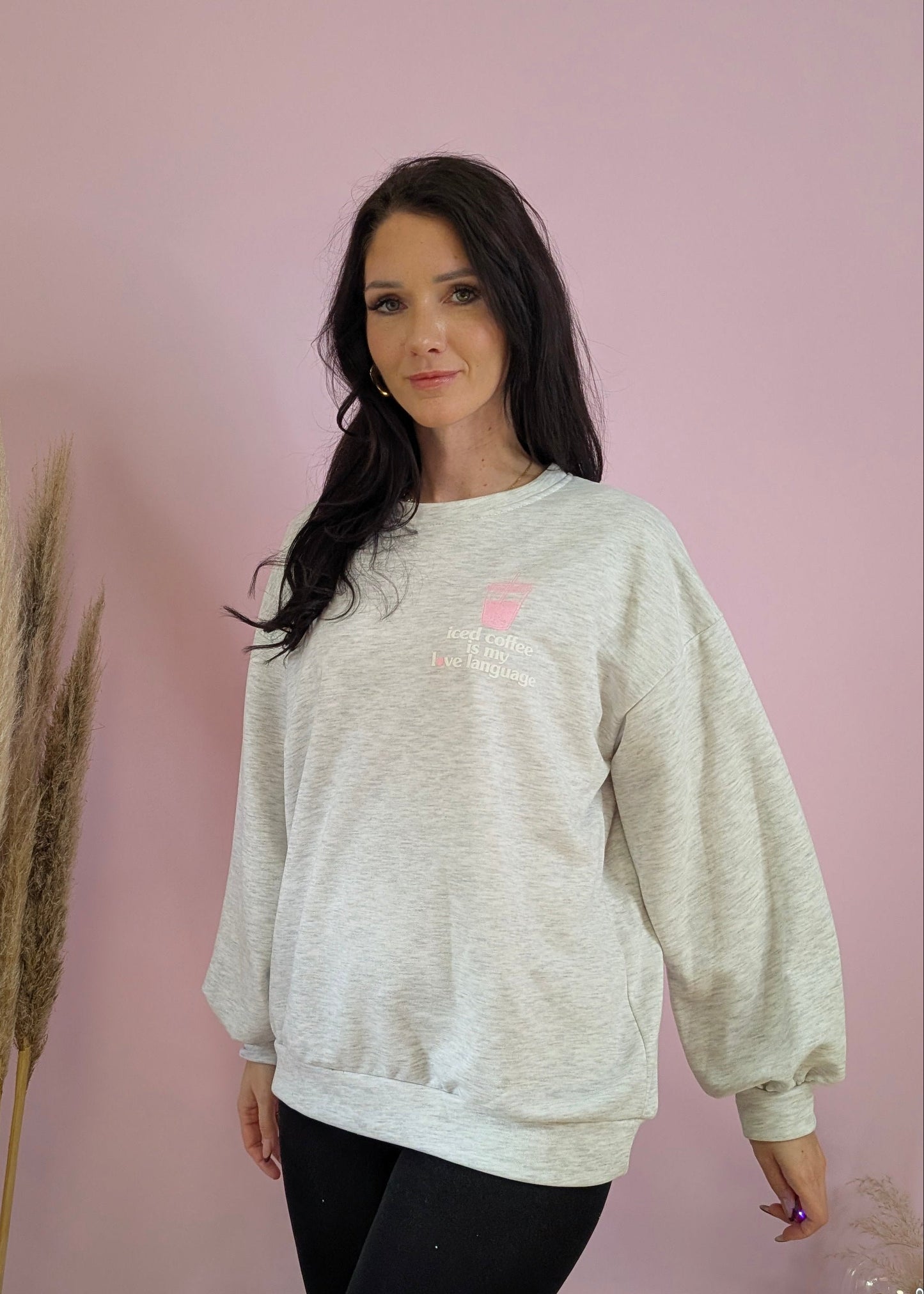 Pullover - iced Coffee Grau