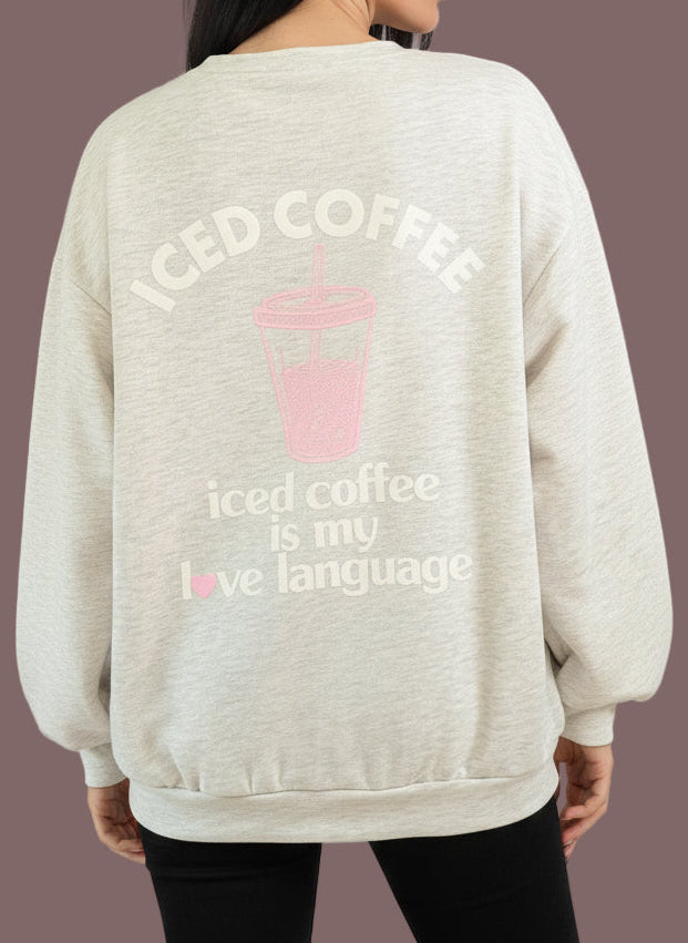 Pullover - iced Coffee Grau