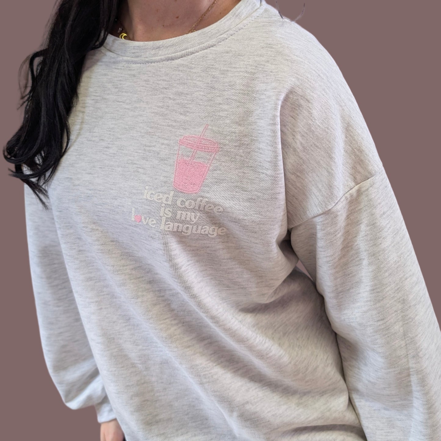 Pullover - iced Coffee Grau