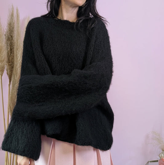 Pullover - Cotton Candy Schwarz