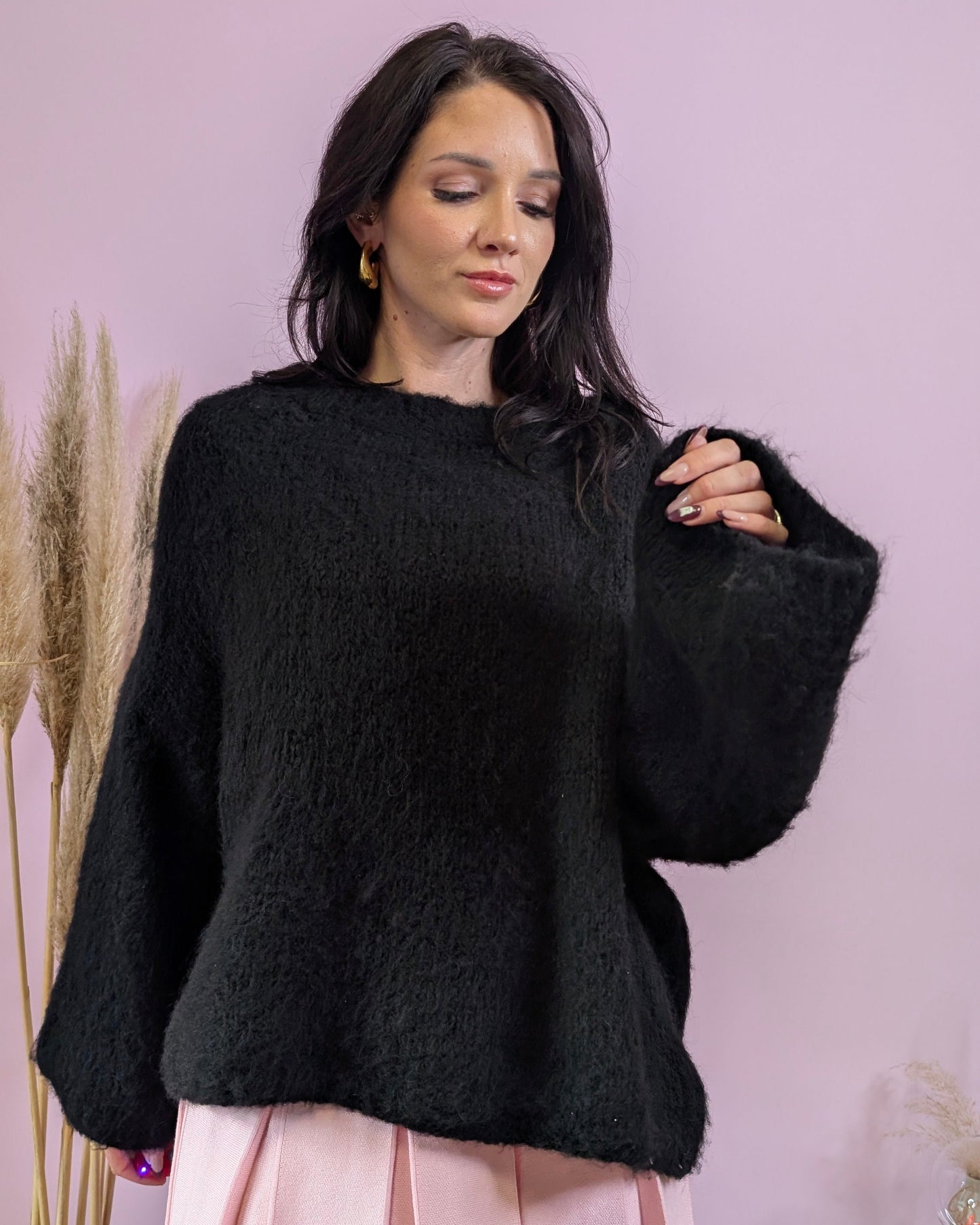 Pullover - Cotton Candy Schwarz