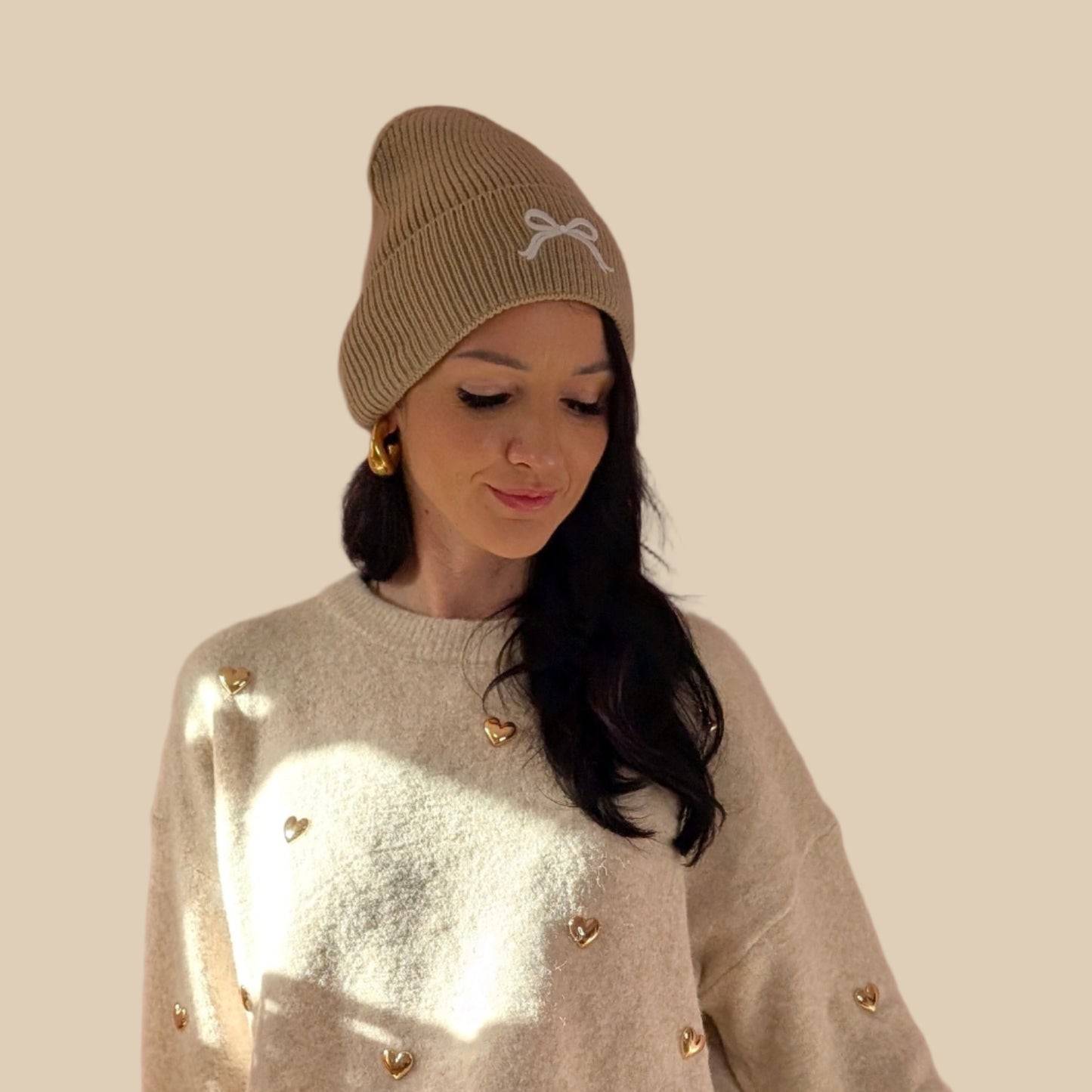 Strickmütze - Sweet Bow