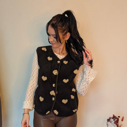 Teddyweste - Sweetheart Dunkelbraun