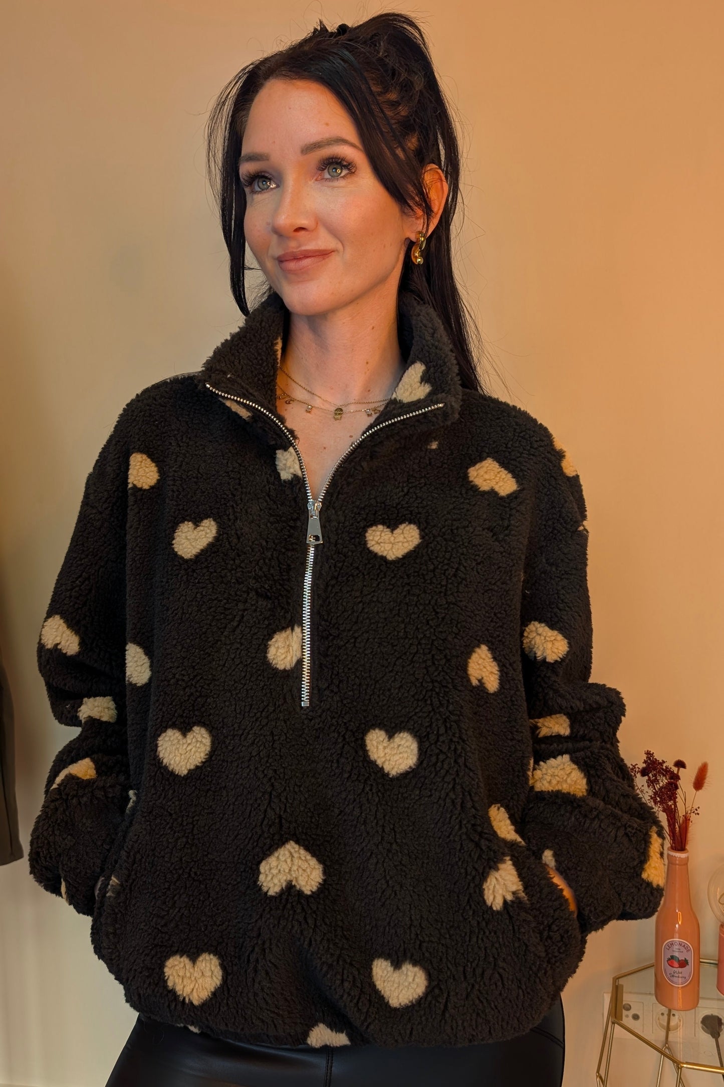 Teddy Zipper - Sweetheart Braun