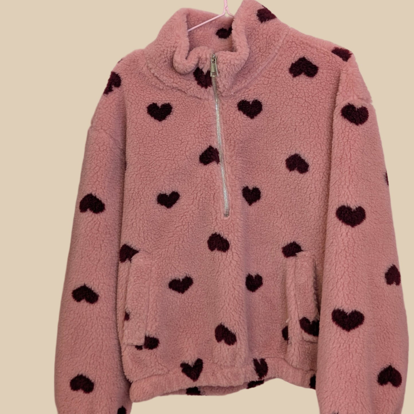 Teddy Zipper - Sweetheart Rosa