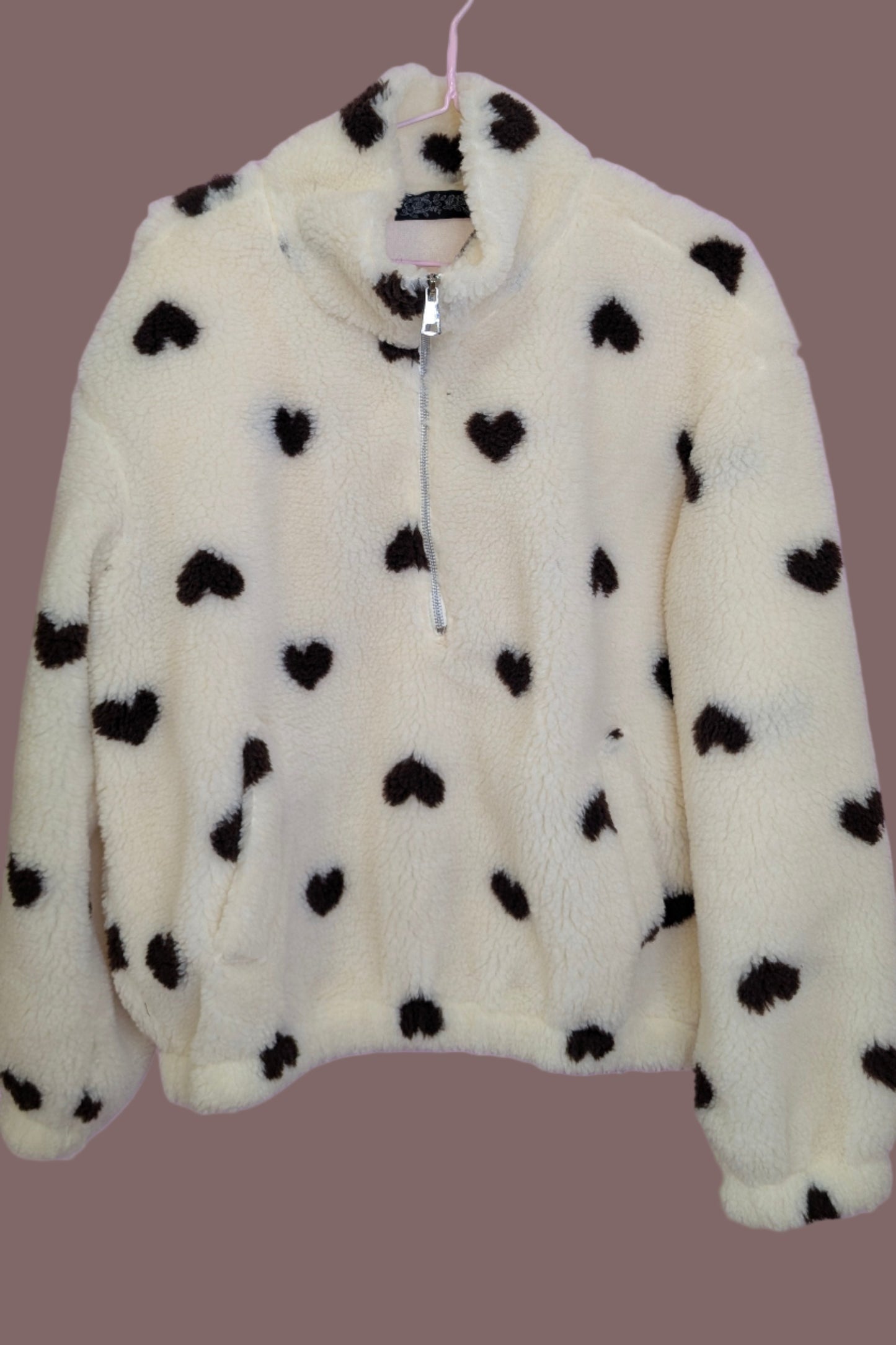 Teddy Zipper - Sweetheart Creme