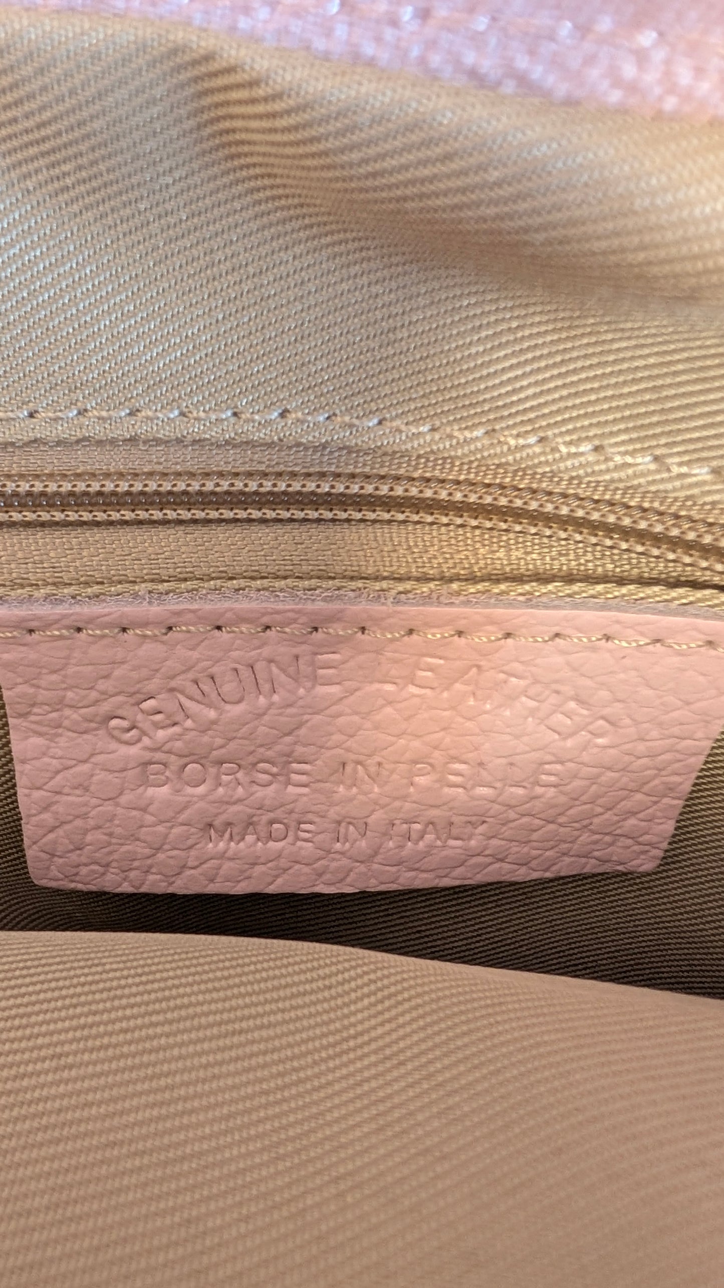Handtasche - Echtleder Rosa