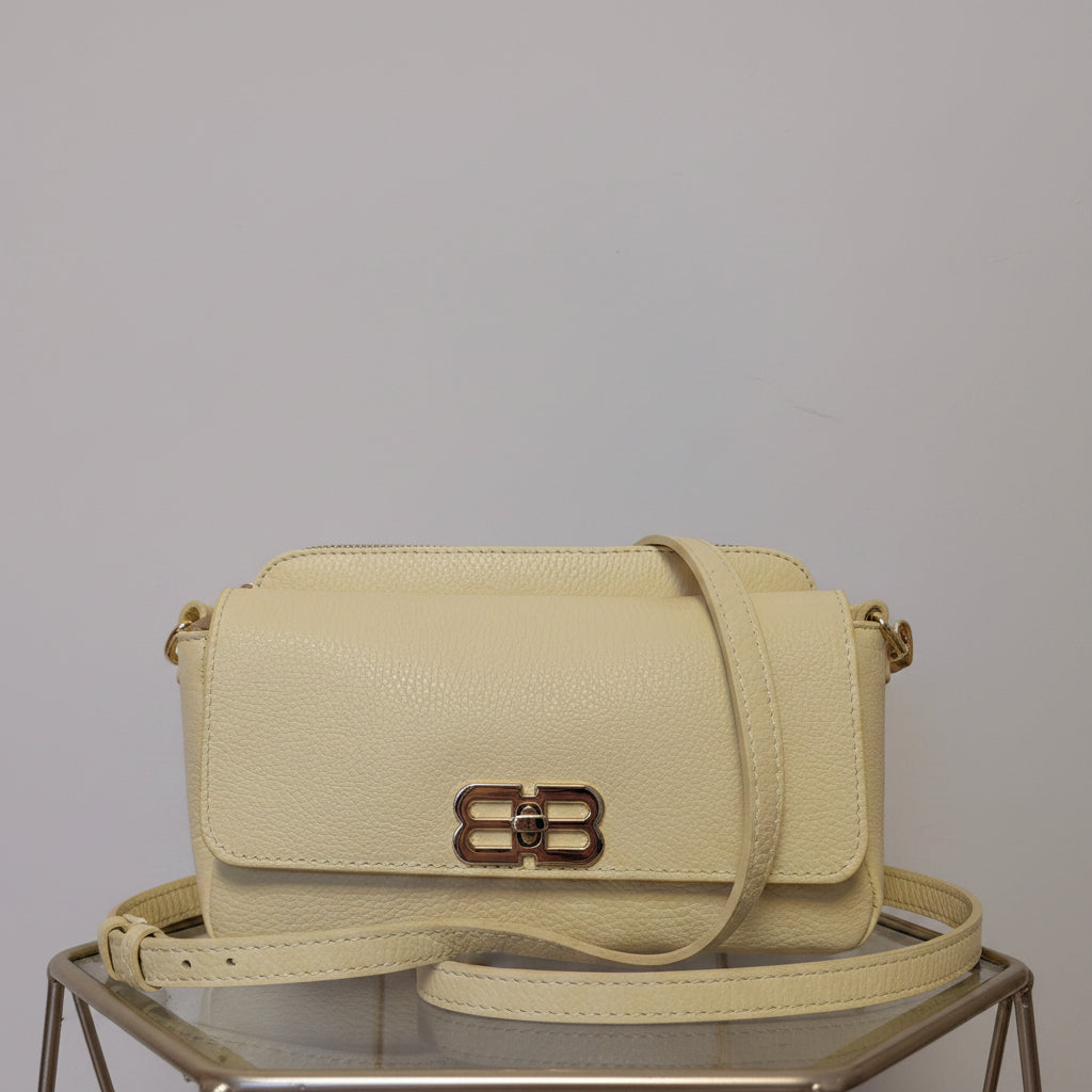 Handtasche Echtleder - Gelb