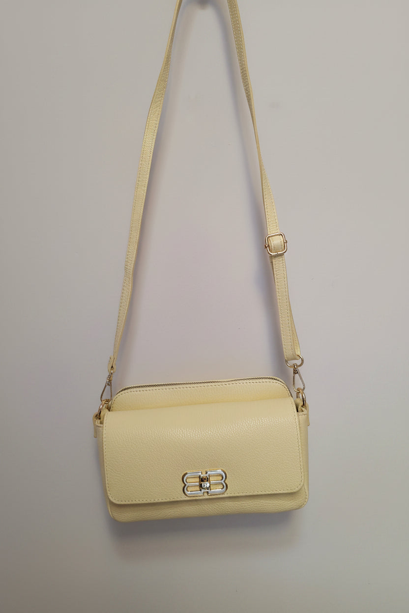 Handtasche Echtleder - Gelb