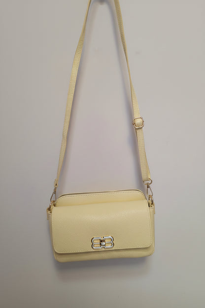 Handtasche Echtleder - Gelb