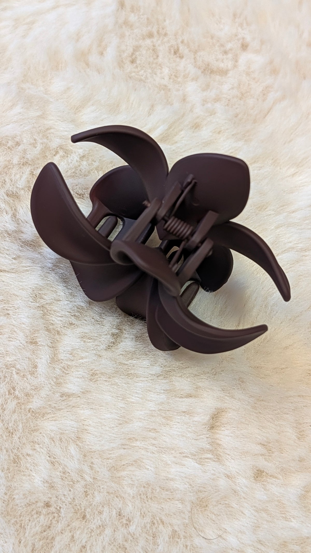 COCOA Flower Clip - Braun