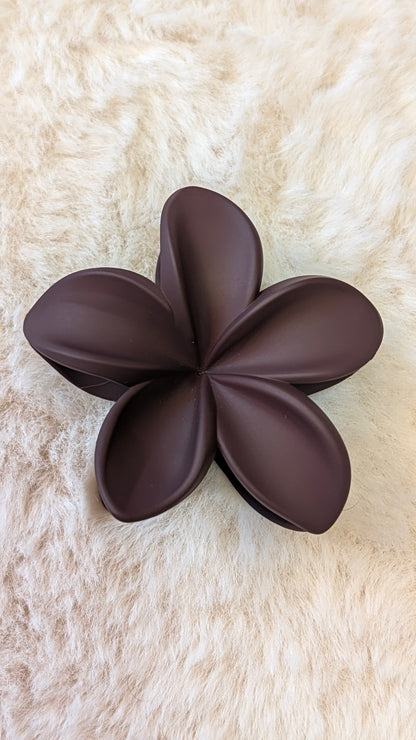 COCOA Flower Clip - Braun