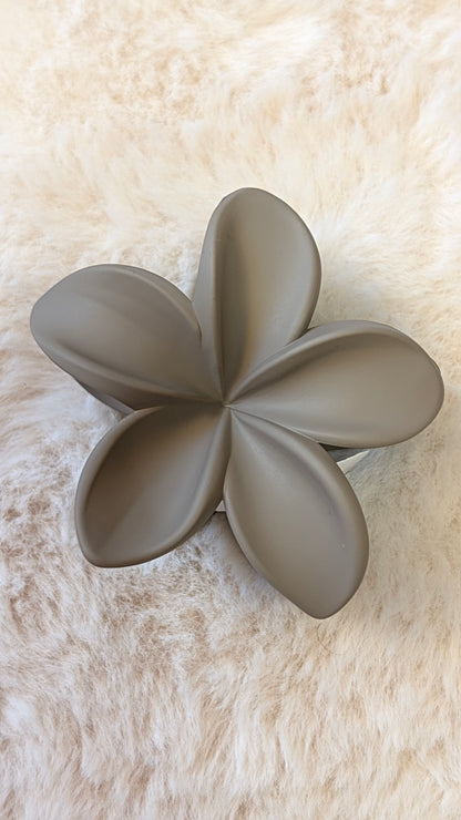 TAUPE Flower Clip