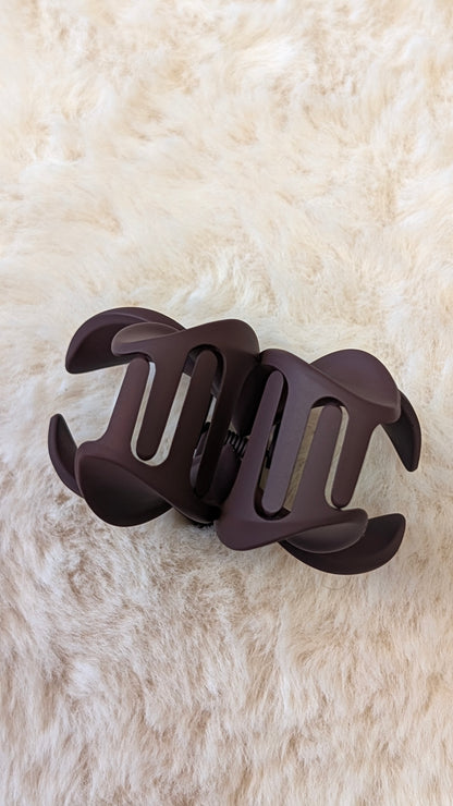 COCOA Flower Clip - Braun