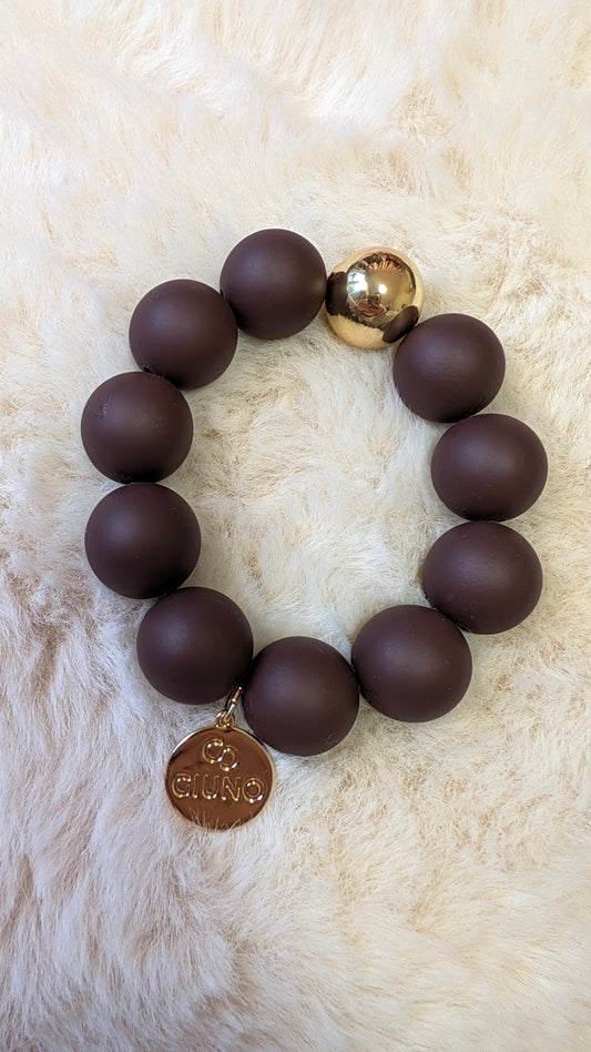 Bubble Bracelet - Espresso Braun