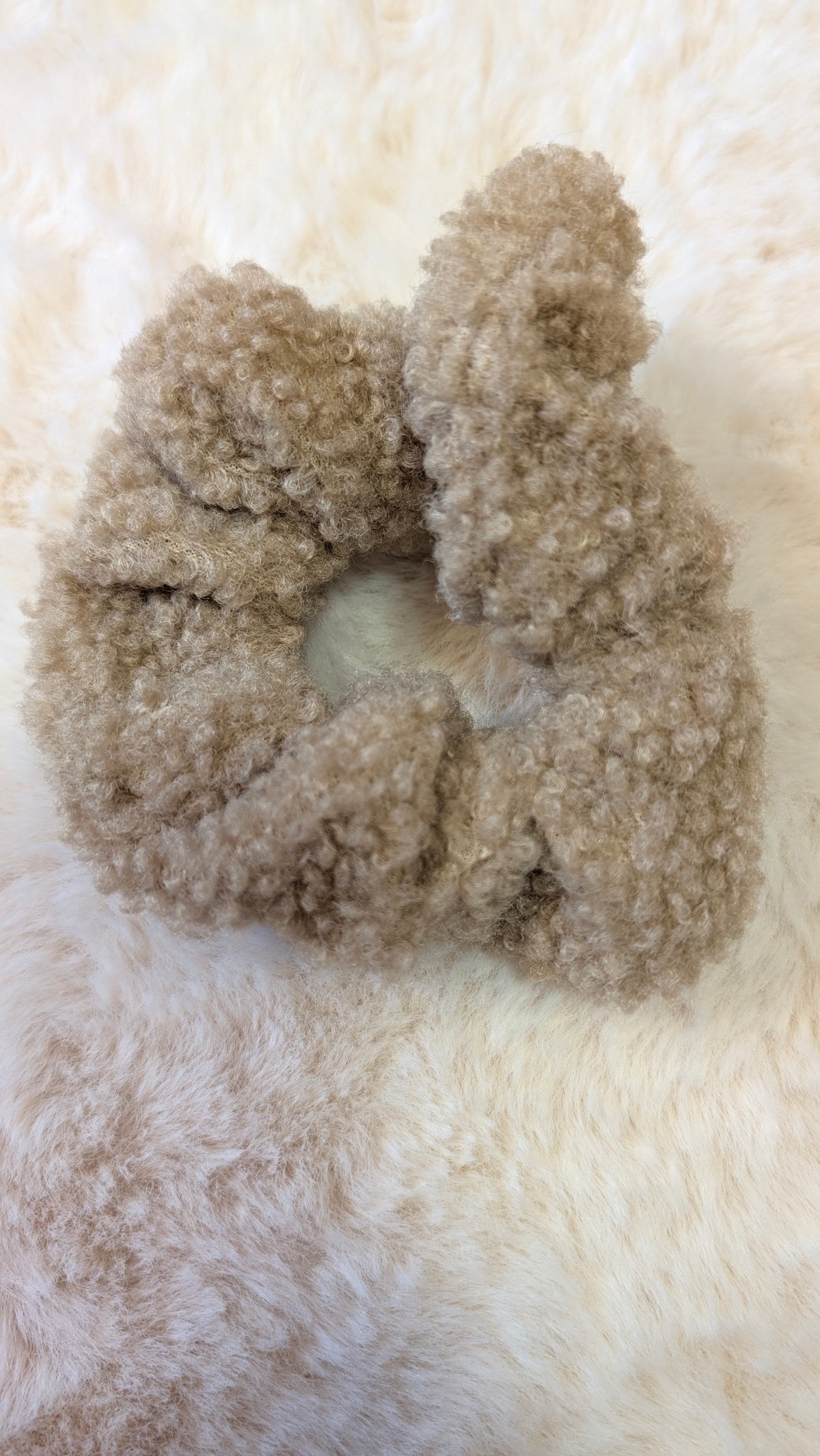The TEDDY Scrunchie - Beige