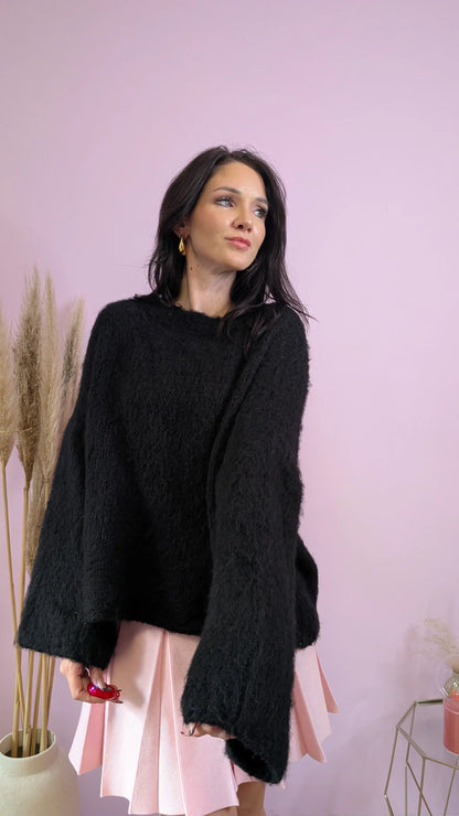 Pullover - Cotton Candy Schwarz
