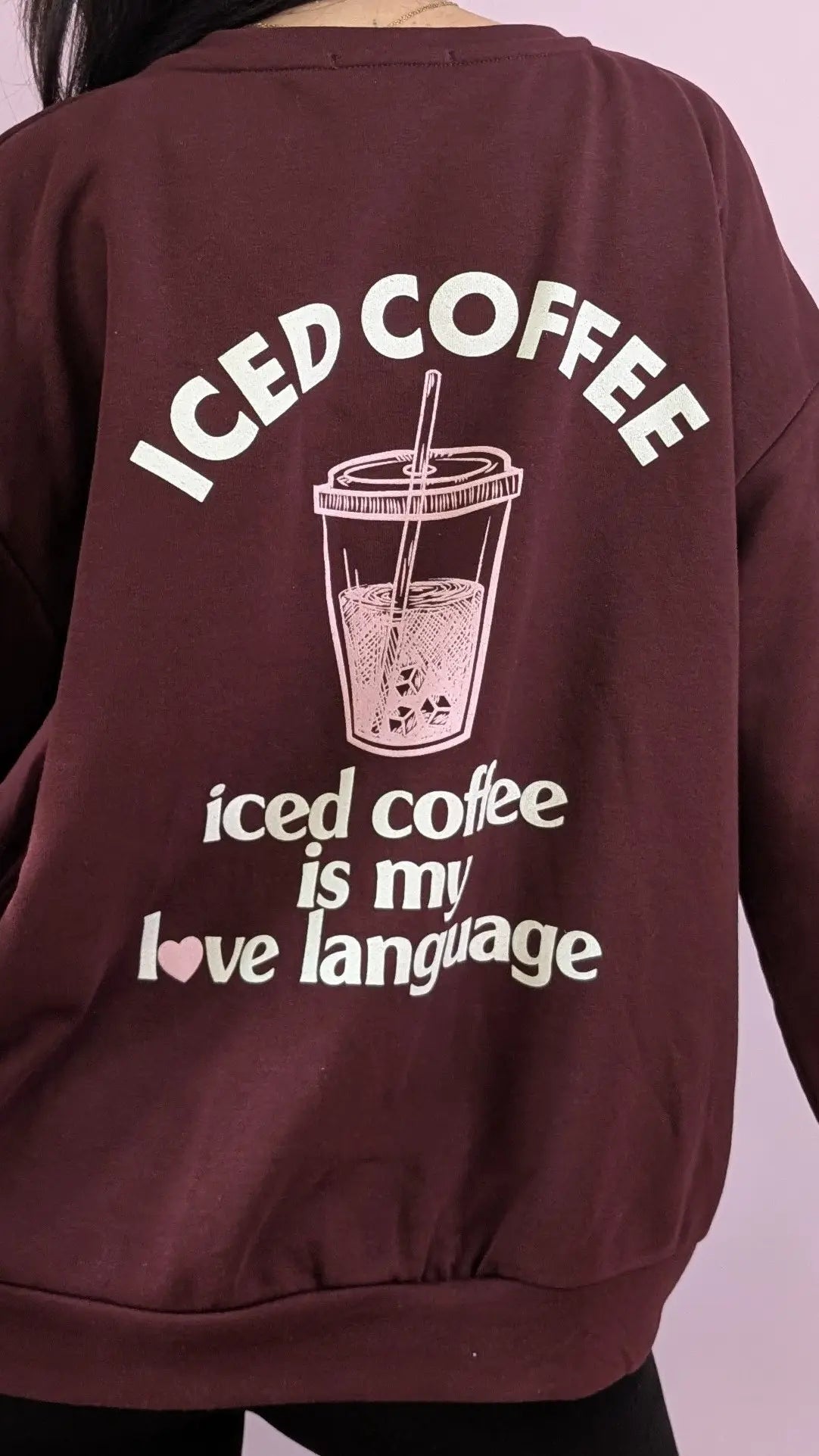 Pullover - Iced Coffee Bordeaux