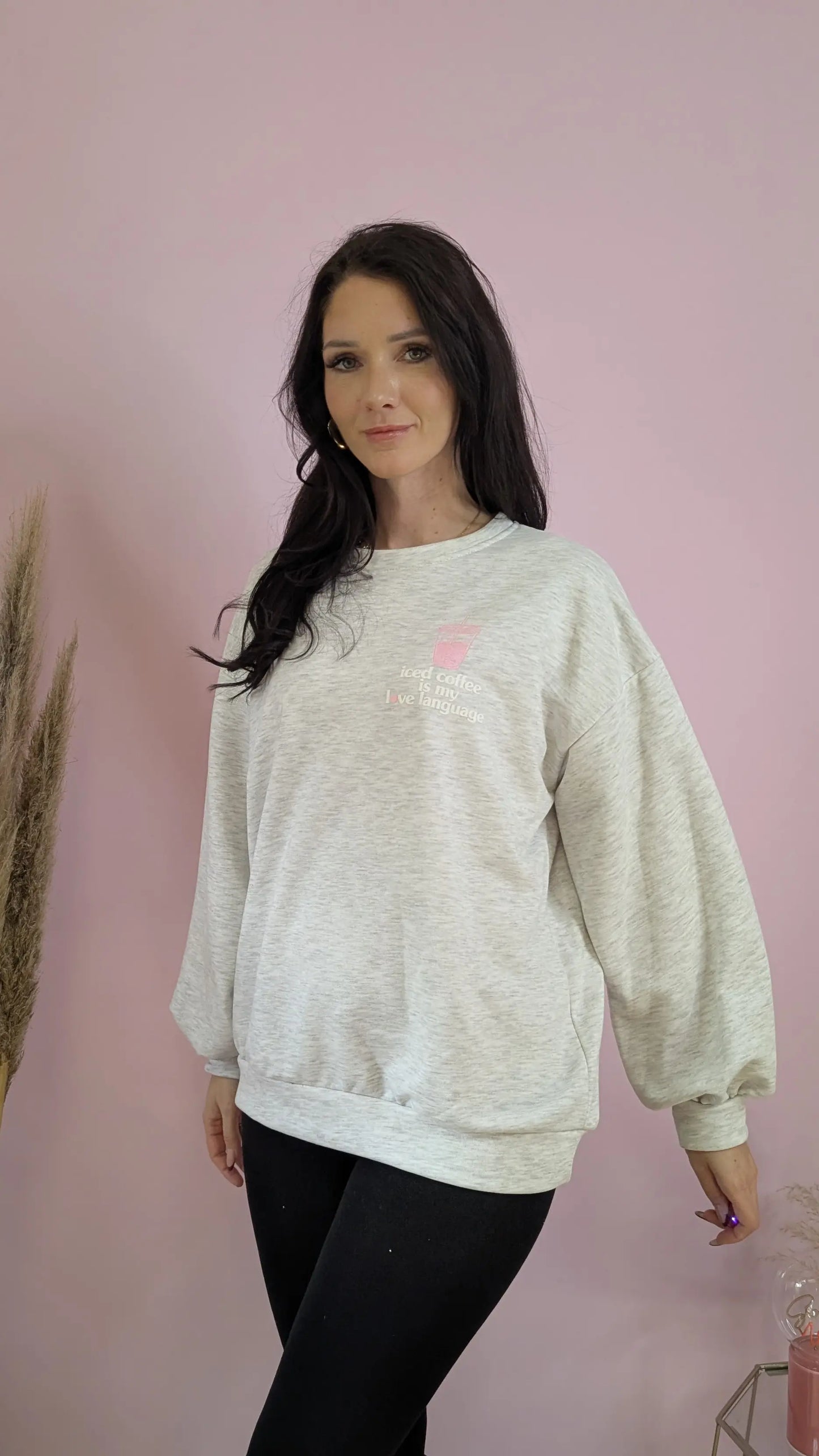 Pullover - iced Coffee Grau
