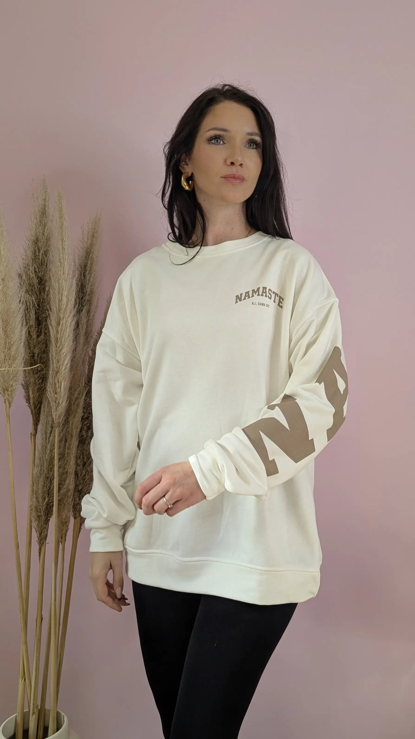 Pullover - Namaste creme