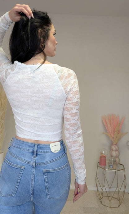 Lace Longsleeve "Pure Romance"