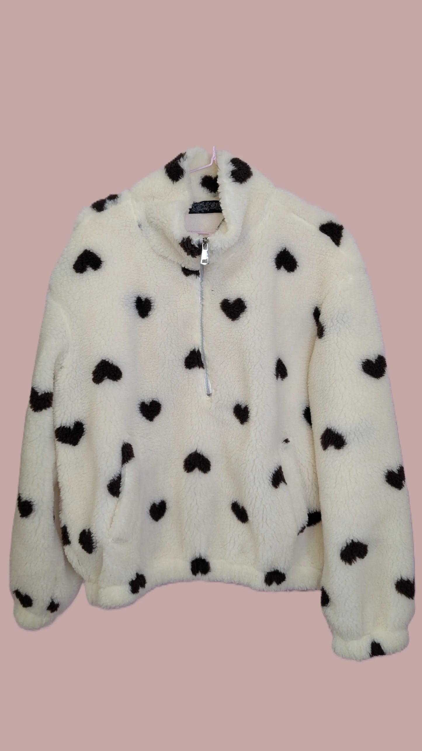Teddy Zipper - Sweetheart Creme