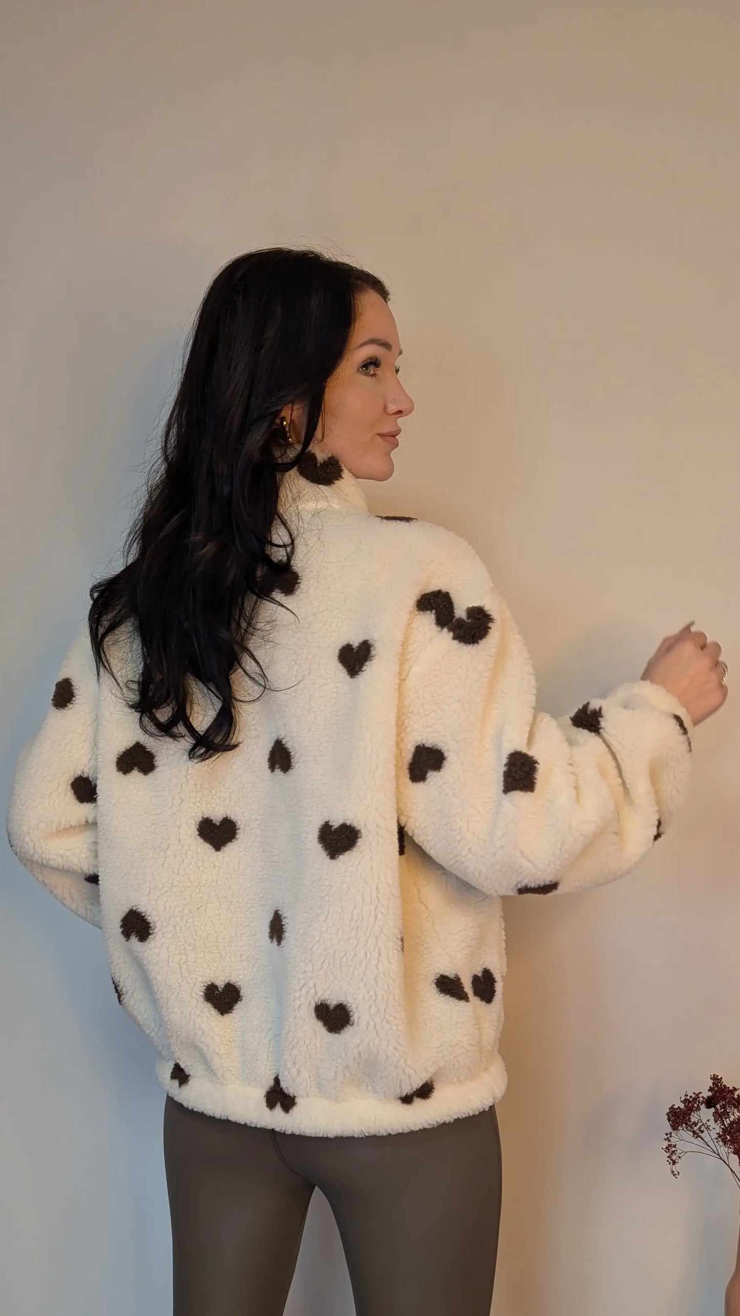 Teddy Zipper - Sweetheart Creme