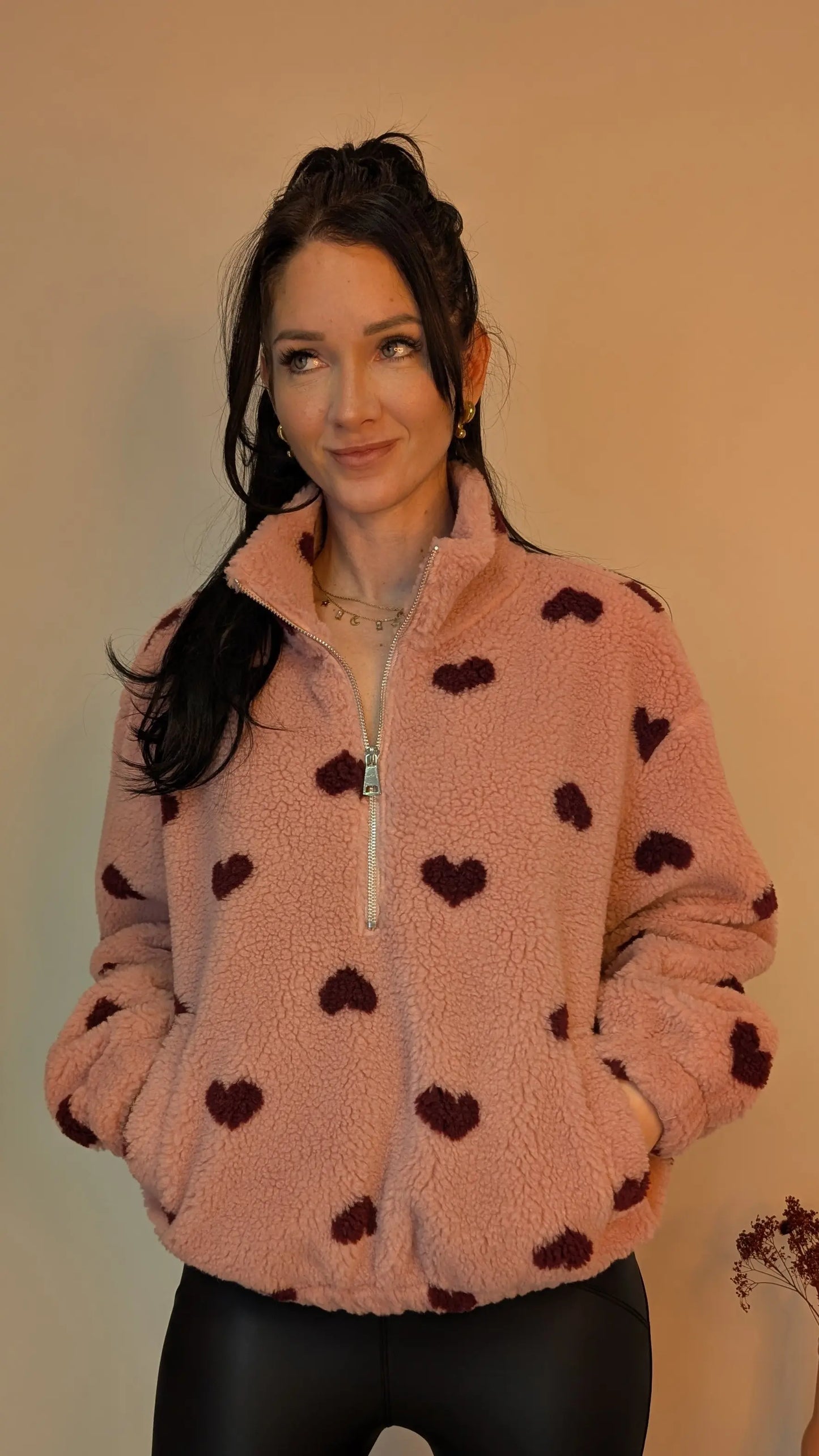 Teddy Zipper - Sweetheart Rosa