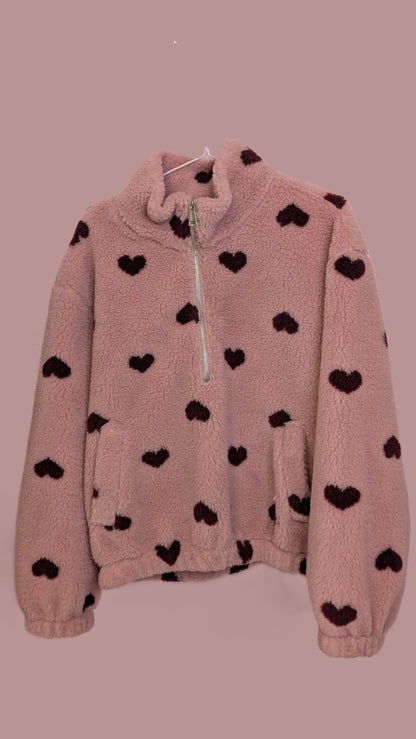 Teddy Zipper - Sweetheart Rosa