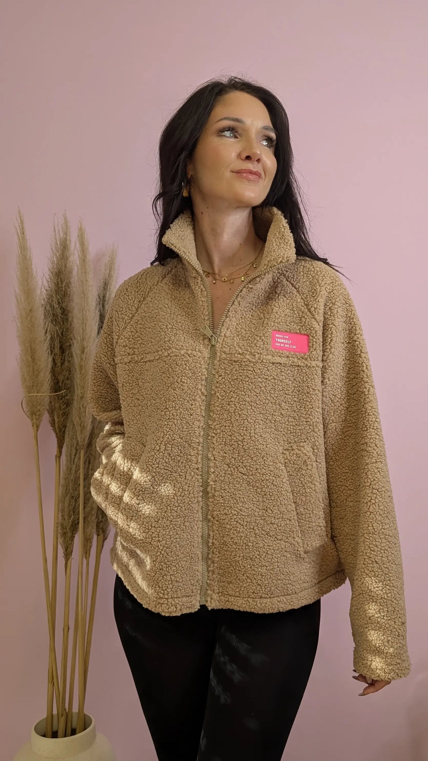 Teddyjacke - Sweetart Beige