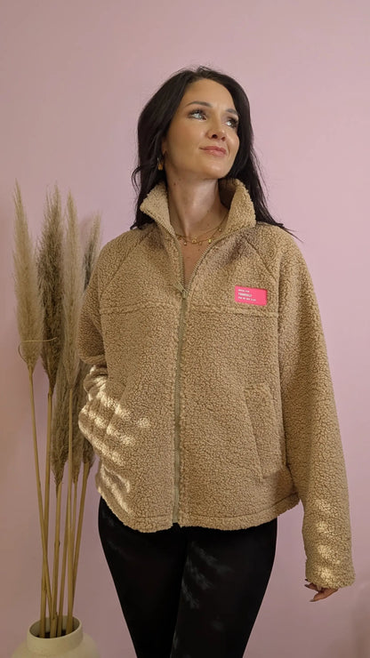 Teddyjacke - Sweetart Beige
